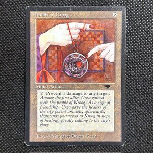 1994 MTG Magic the Gathering Amulet of Kroog  Antiquities Vintage LP/MP